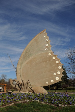 Butterfly sculpture
